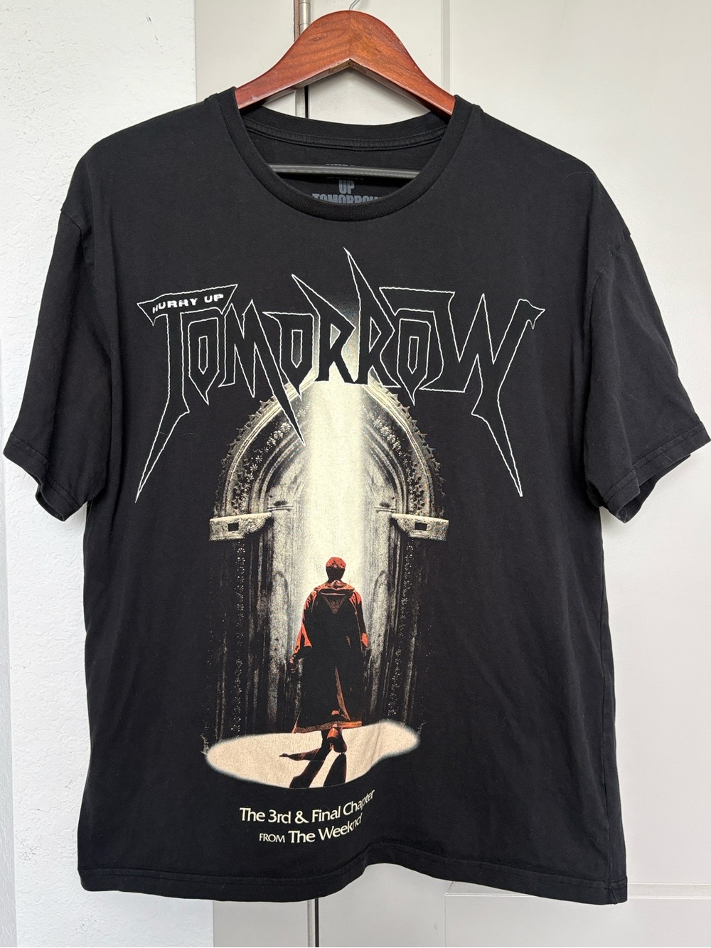 THE WEEKND HURRY UP TOMORROW BLACK GRAPHIC BAND TEE MENS 2XL